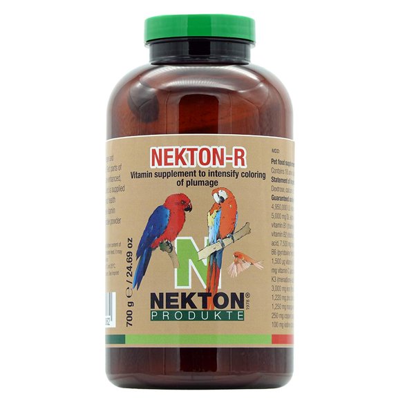 NEKTON-R intensifies color in the feathers of red factor birds 24.69 oz (700g)