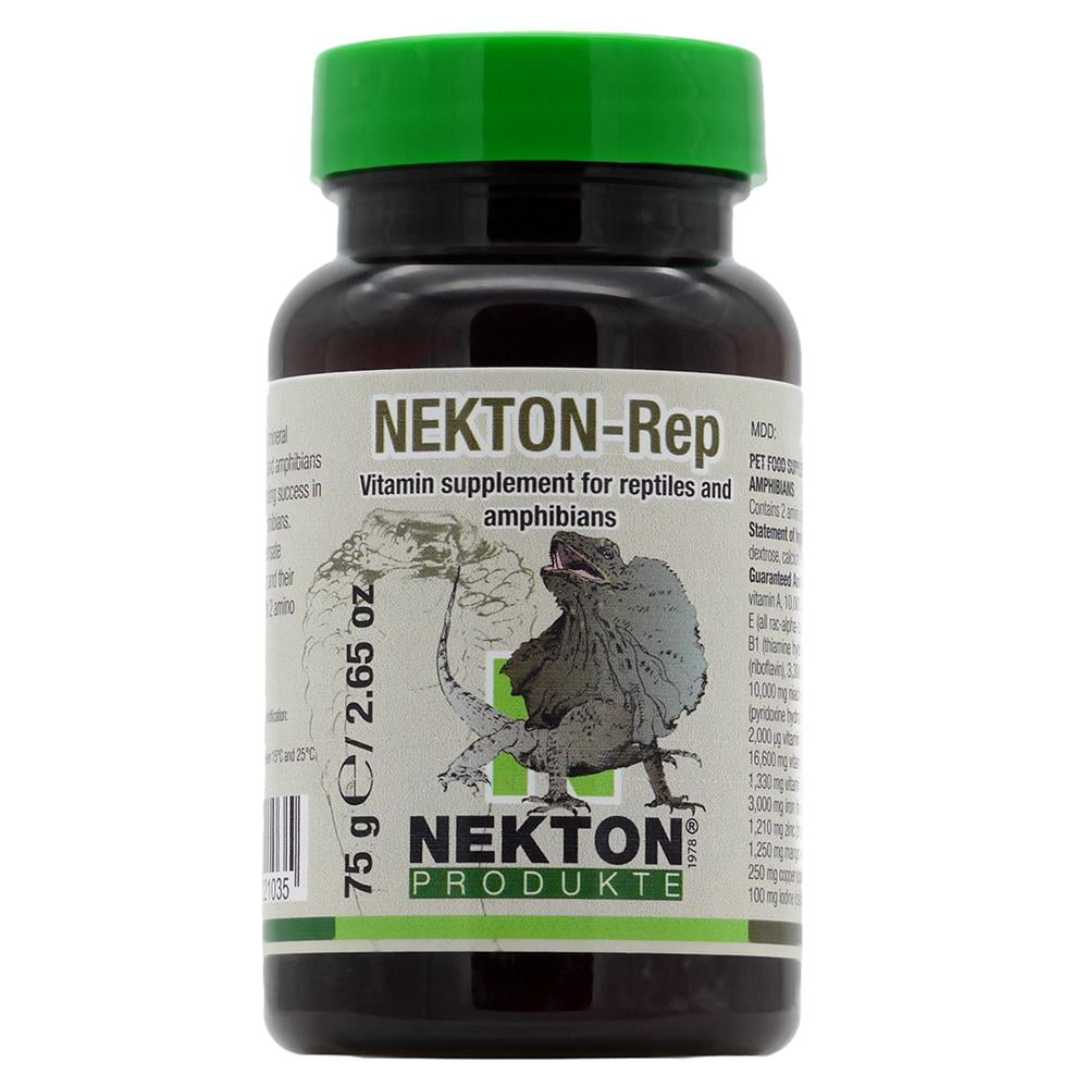 NEKTON-Rep Vitamin Mineral Supplement for Reptiles and Amphibians 2.65 oz (75g)