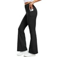 thumbnail image 1 of NELEUS ButterSoftFlex Womens Flare Leggings Athletic Yoga Workout Pants Bootcut High Waist with Side Pockets,Black,US Size L, 1 of 10