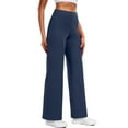 thumbnail image 1 of NELEUS ButterSoftFlex Womens Wide Leg Pants Athletic Yoga Legging Casual Sweatpants with Waistband Pocket,Navy Blue,US Size M, 1 of 12