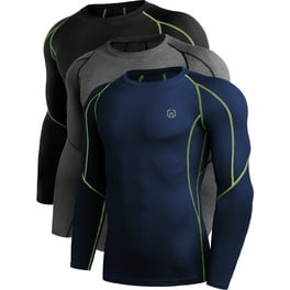 Men's Cool Dry Skin Fit Long Sleeve Compression Shirt Tight