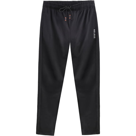 NELEUS Mens Plus Size Workout Athletic Pants Running Sweatpants With Pockets Relaxed Fit,Black,US Size 2XL