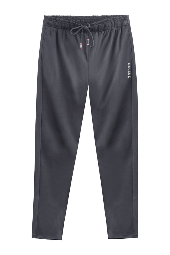Mens Plus Size Workout Athletic Pants Running Sweatpants With Pockets Relaxed Fit,Gray,US Size 2XL
