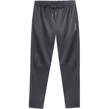 NELEUS Men's Workout Athletic Pants Running Sweatpants With Pockets Relaxed Fit,Gray,US Size S