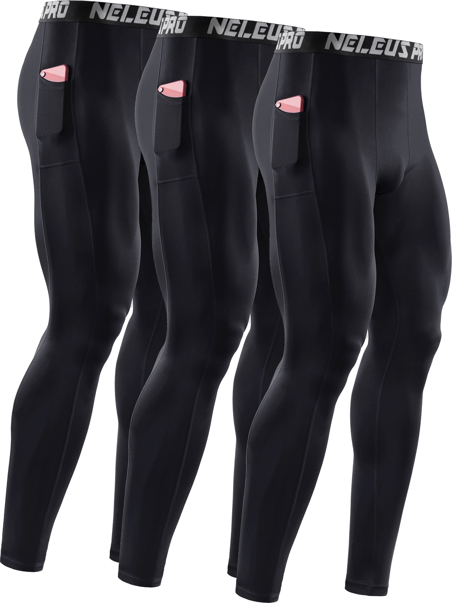 Nike Fast Tights Black/Reflective Silver 