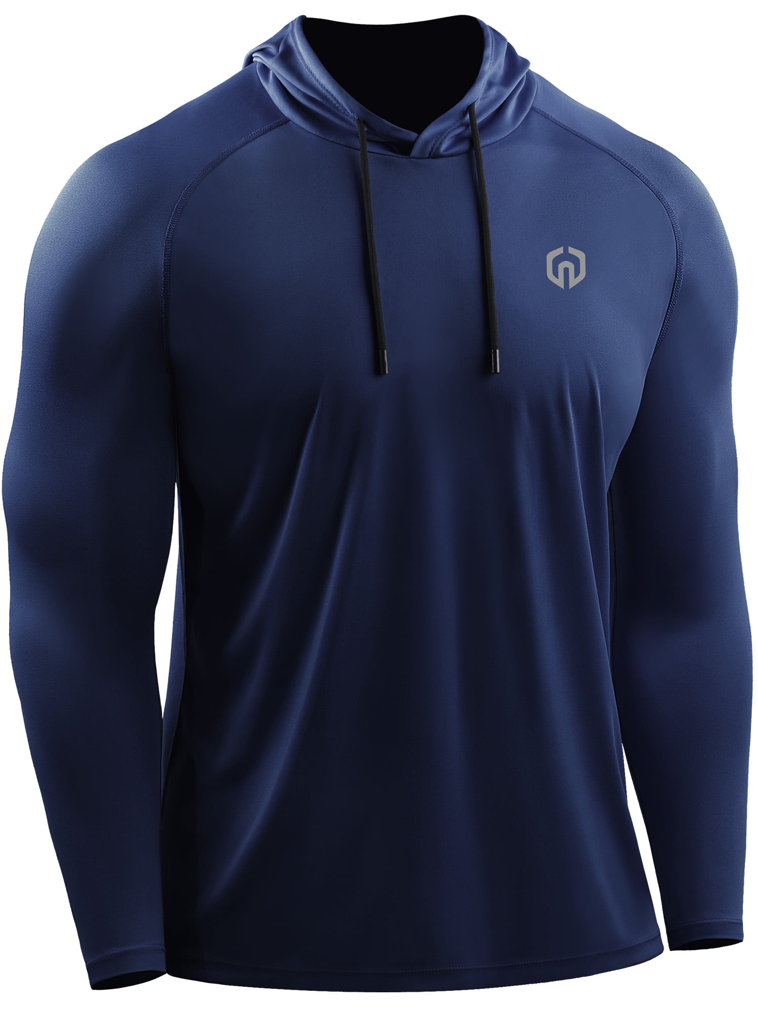 NELEUS Men's UPF 50+ Sun Protection Dry Fit Hoodie, Long Sleeve Workout ...