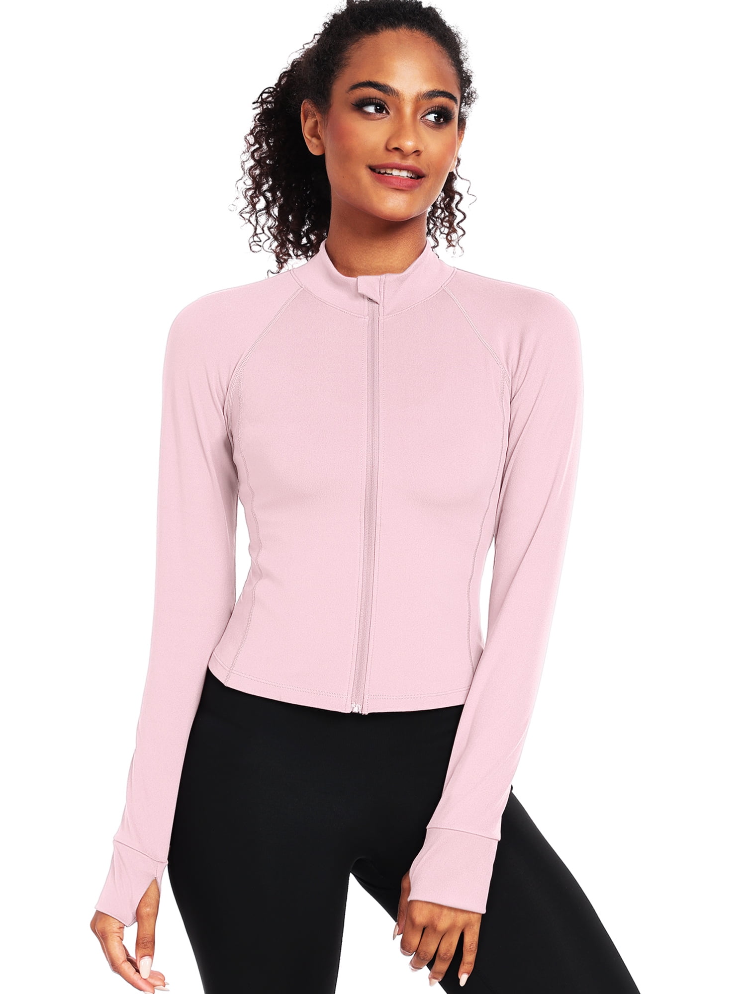 Gym Clothes Women ANIVIVO Women's Zip Up Workout Jackets Athletic