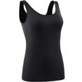 thumbnail image 1 of NELEUS Womens Compression Tank Top with Built in Sports Bra Padded for Yoga Workout,Black,US Size M, 1 of 12