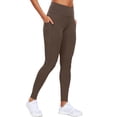 thumbnail image 1 of NELEUS Womens Plus Size High Waist Ankle Yoga Leggings Workout with Two Pockets,Coffee Brown,US Size 3XL, 1 of 12