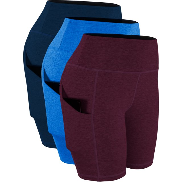 NELEUS Womens High Waisted Compression Bike Shorts Workout Running