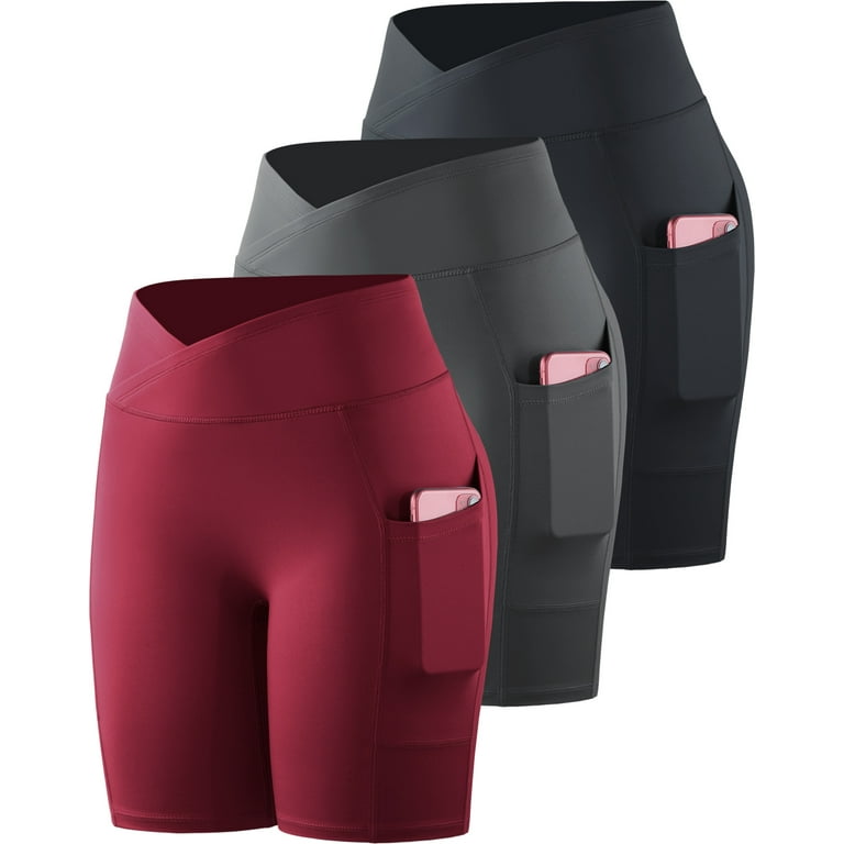 Neleus Spandex Shorts Walmart NELEUS Women's High Waist Yoga