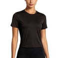 thumbnail image 1 of NELEUS Womens Workout Shirts Athletic Running Yoga Short Sleeve Tops Tight Fit Breathable Crewneck,Brownish Gray,US Size L, 1 of 10