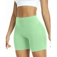 thumbnail image 1 of NELEUS Womens Workout Shorts High Waist Athletic No Front Seam Scrunch Butt Yoga Shorts 1 Pack, Light Green, US Size S, 1 of 7