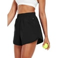 thumbnail image 1 of NELEUS Womens 3.5" Workout Shorts for Athletic Yoga Running Casual Single-layer Shorts with Side Pocket,Black,US Size XL, 1 of 10