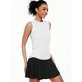 thumbnail image 1 of NELEUS Womens Workout Tank Tops UPF50+ Loose Fit High Neck for Athletic Yoga Casual Tops,White,US Size S, 1 of 6