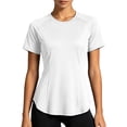 thumbnail image 1 of NELEUS Womens Plus Size Workout Tops for Activewear Athletic Gym Tee Casual Tops Loose Fit Quick Dry Crew Neck,White,US Size 2XL, 1 of 11