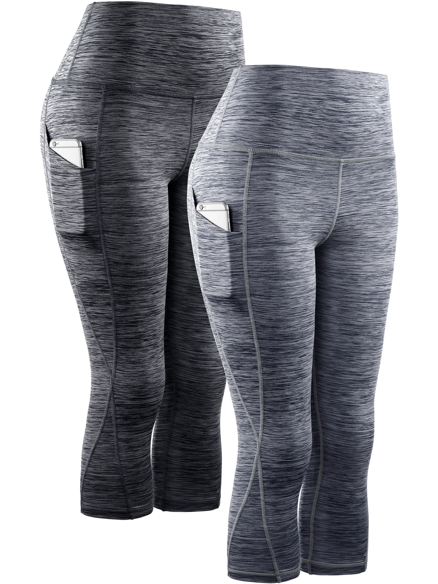 niuwa Athletic Women's Essential High Waisted Yoga Leggings Workout Running  Pants Tummy Control Butt Lifting Tights (Gray, XL) at  Women's  Clothing store