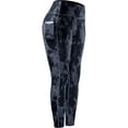 thumbnail image 1 of NELEUS Womens Yoga Leggings for Workout High Waist Ankle Length Tie-Dye Printed with Two Pockets,Splinter Print,US Size XL, 1 of 8
