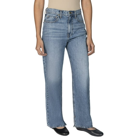 NELLE ATELIER womens Petite The Maddy Straight Leg Denim, 28