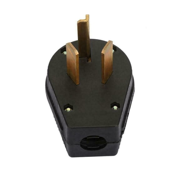 NEMA 10-30P Male Plug 30A 125-250V Dryer RV Generator Power Plug 10-30,Industrial Use Plug Can Withstand 20,000 Plugs and Unplugs,for Generator Equipment, Machinery Production Equipment