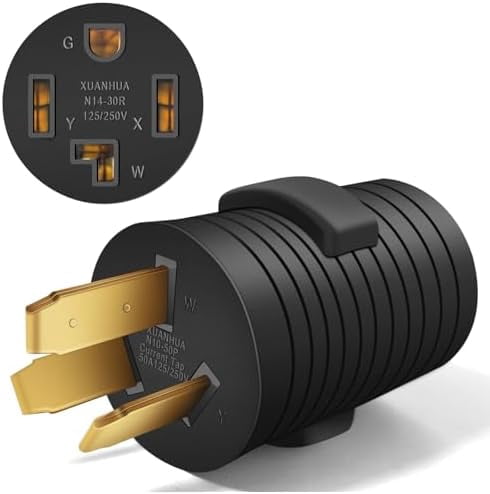 NEMA 10-50P to 14-30R Welder Welding Dryer Power Cord Adapter Compact 120V/240V 30Amp 3 Prong Male Plug to 4 Prong Female$$Tools & Hardware Other