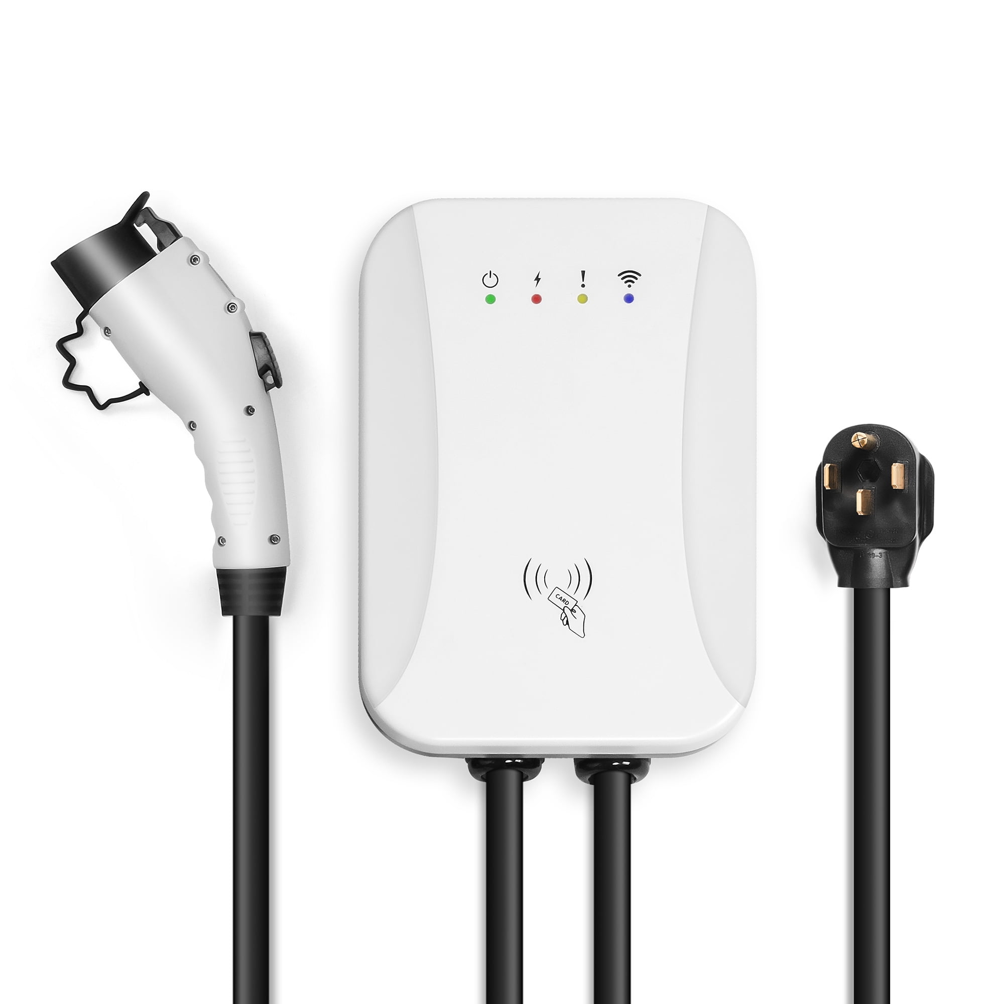 NEMA 14-50 Level 2 EV Charger Portable Electric Vehicle Charger with 25 ft Charging Cable, SAE J1772 Standard Plug (40 Amp, 240 Volt ) Indoor/Outdoor Car Charging Station NEMA 14-50