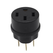 NEMA 14-50P Straight Blade Plug 50A 125/250V Heavy Duty Connector for Appliances Dryers Industrial Appliances Generator