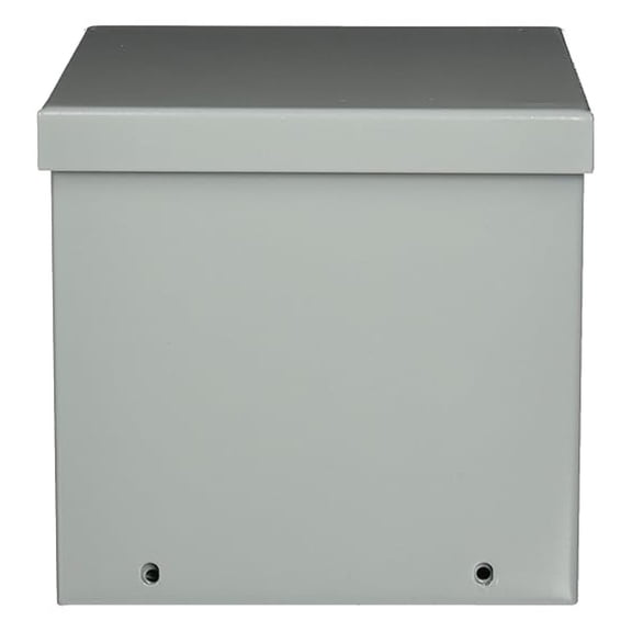 NEMA 3R Electrical Enclosure - 6x6x6 Inch Galvanized Steel - Outdoor Junction Box - Screw Cover - UL Listed - Weatherproof Electrical Cabinet