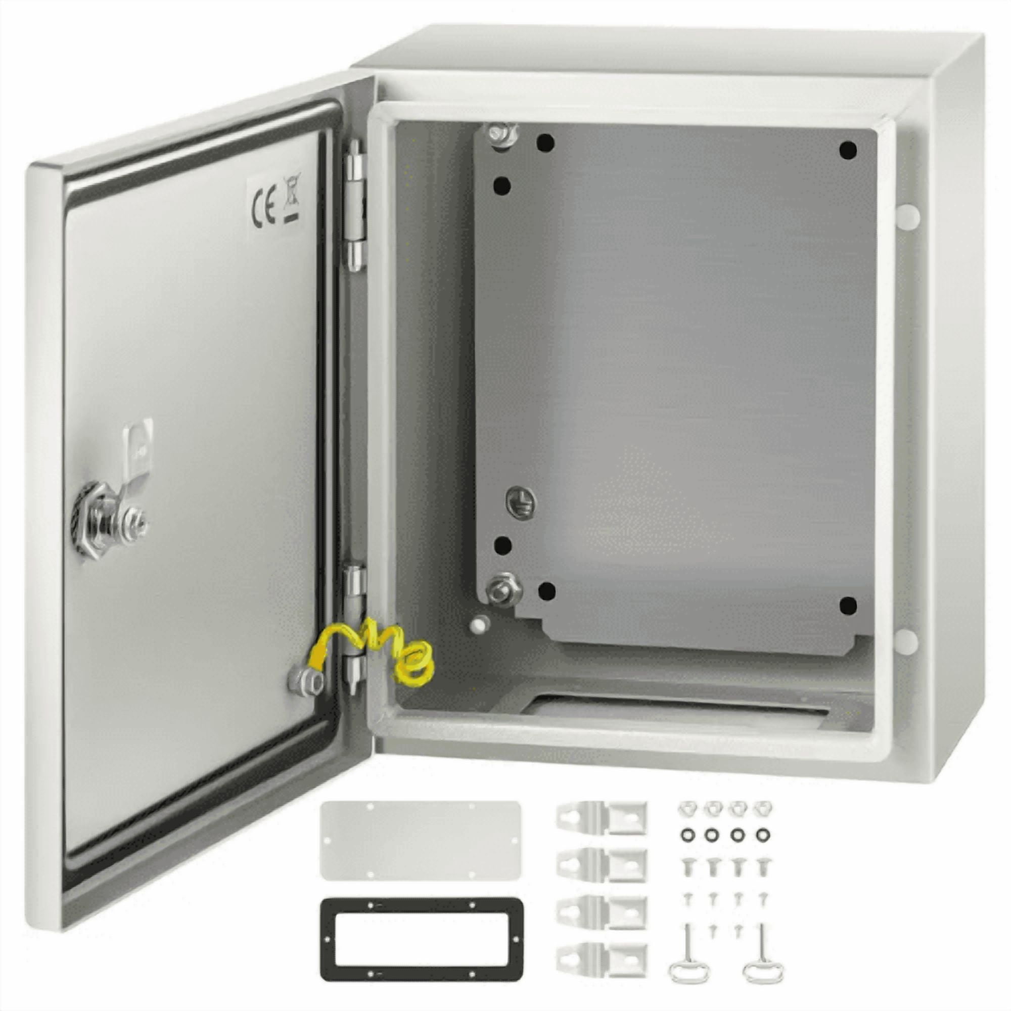 NEMA 4X Carbon Steel Enclosure 12 x 10 x 6'' Electrical Junction Box