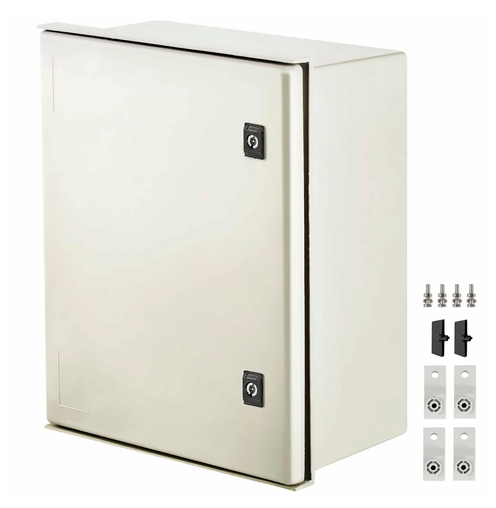NEMA 4X Enclosure 20x16x8 inch, Fiberglass Electrical Box, IP66 Waterproof Outdoor Junction Box with Mounting Plate for Electrical Projects
