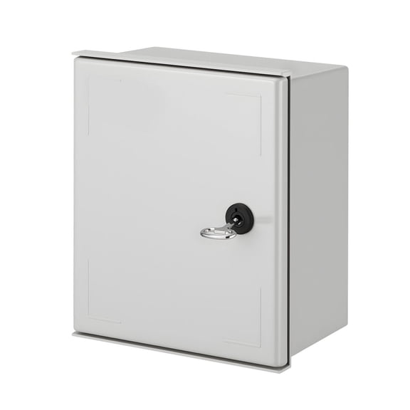 NEMA 4X Fiberglass Electrical Enclosure 12x10x6 Inch IP66 Water Dust Resistant Indoor Outdoor Use with Mounting Plate 30x25x14 cm