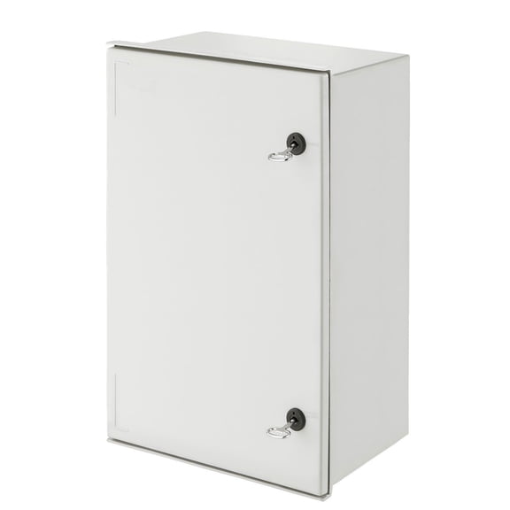 NEMA 4X Fiberglass Electrical Enclosure 24x16x9 Inch IP66 Waterproof Dustproof Outdoor Indoor Junction Box with Mounting Plate 60x40x23 cm