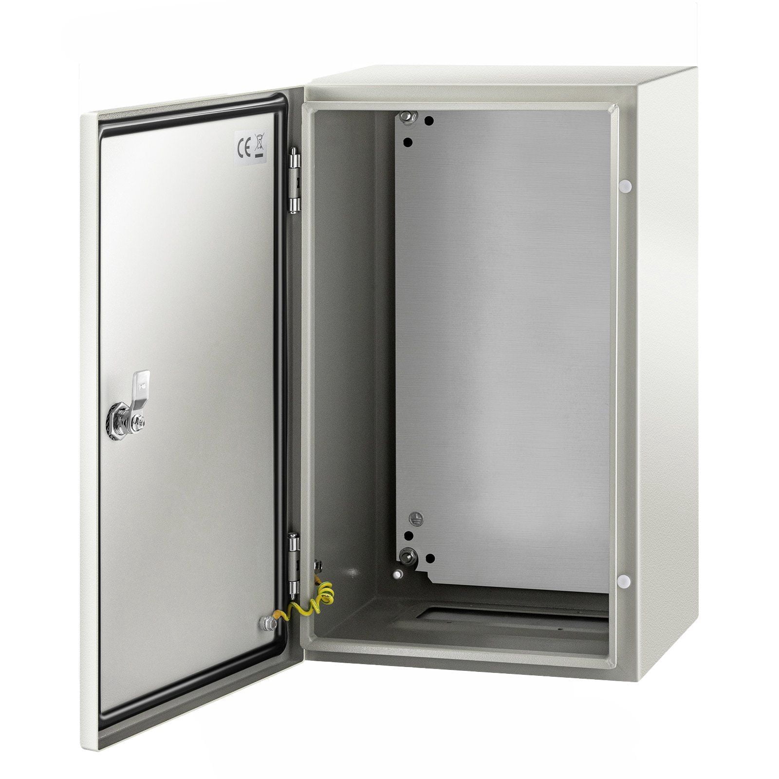 NEMA 4X IP66 Waterproof Dustproof Steel Electrical Enclosure Junction Box 20 x 12 x 10 Inches with Mounting Plate for Outdoor Indoor Use
