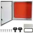 thumbnail image 1 of NEMA Steel Electrical Box,IP66 Waterproof & Dustproof, Outdoor/Indoor Electrical Enclosure Lockable Junction Box Size 16" L *10" W *24" H, 1 of 7