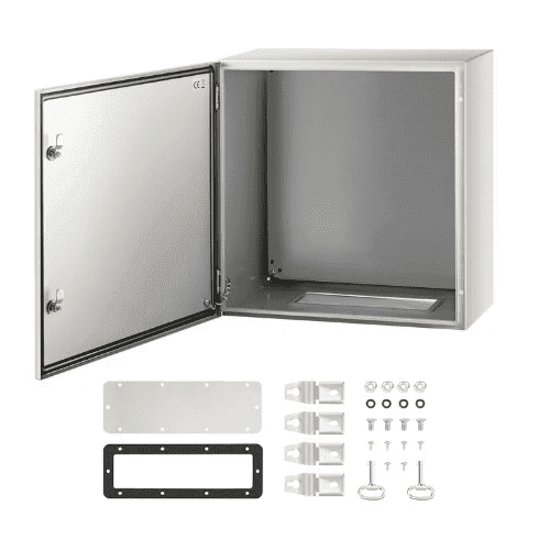 NEMA Steel Enclosure 24 x 24 x 12'' Junction Box with Mounting Plate