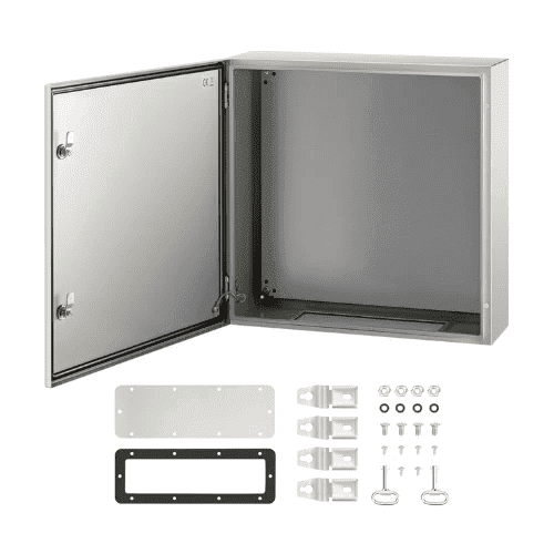 NEMA Steel Enclosure 24 x 24 x 8'' Junction Box with Mounting Plate