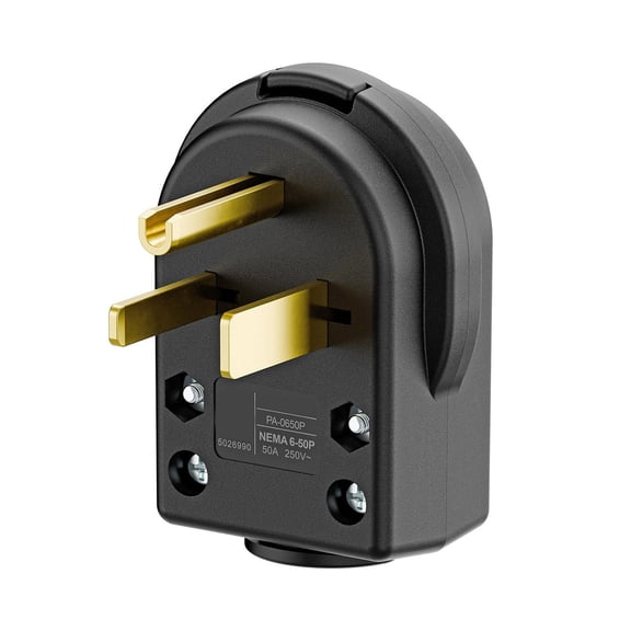 NEMA6 50P 50Amp 250Volt Power Plugs for Welding Machines and Highly Power Devices
