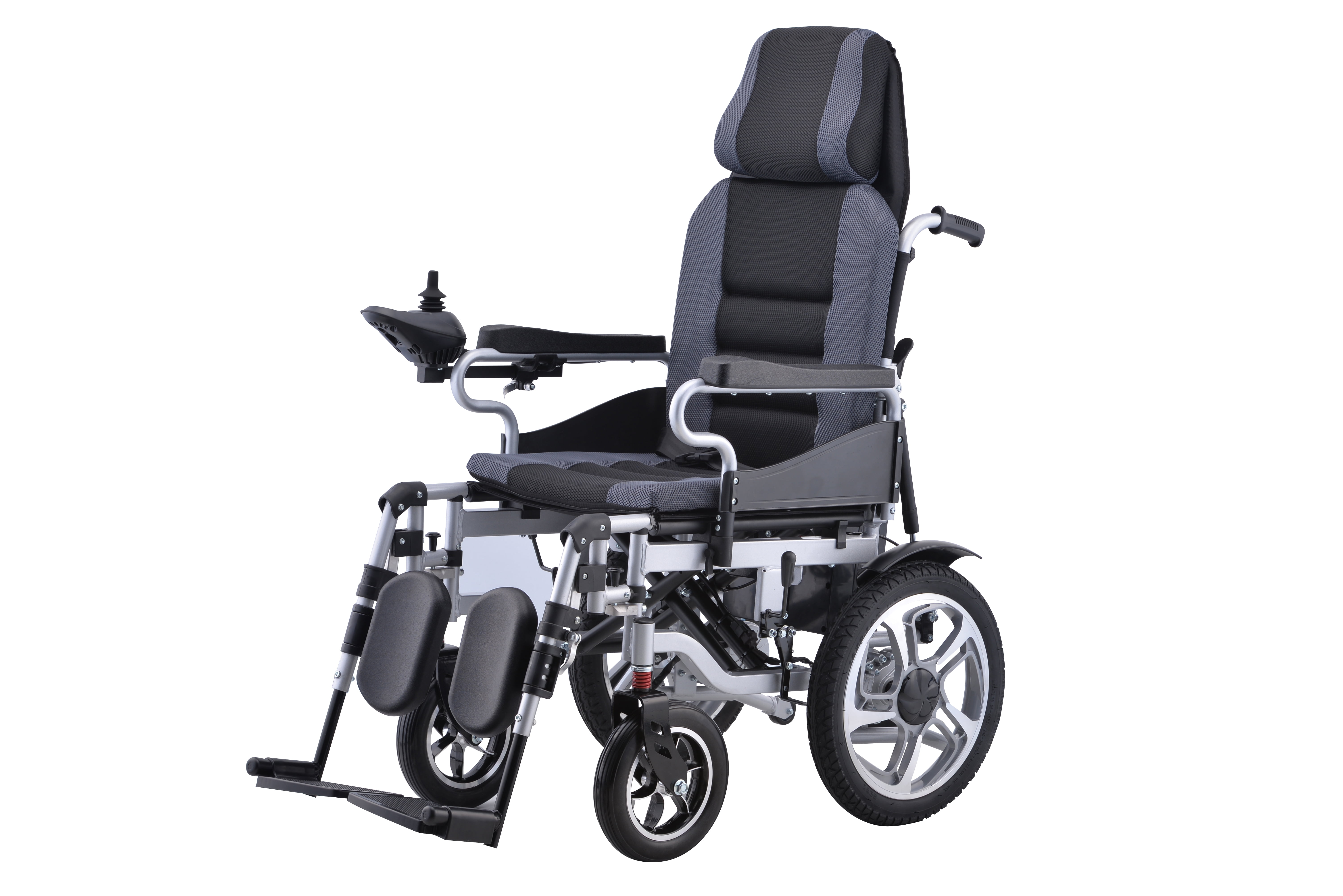 NEMIGO Reclining Foldable Electric Wheelchairs for Adults 20AH Extended