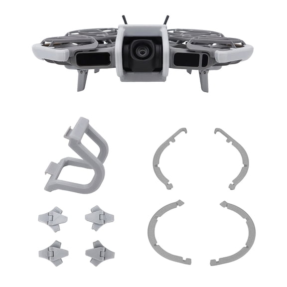 NEO 2 Gimbal Bumper Guard + Propeller Protector + Landing Gear Extension for DJI Neo 2 Anti-Collision 3-in-1 Protection Kit Scratch-Resistant Protective Cover Drone Accessories