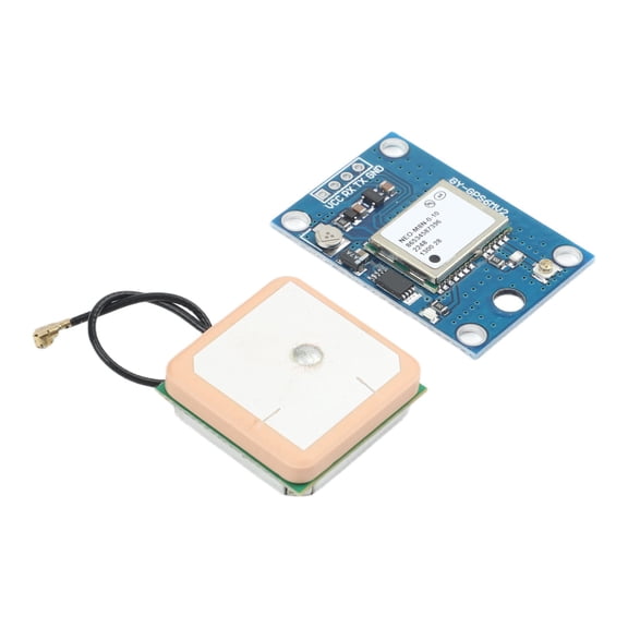NEO-8M GPS Module With Antenna, For Arduino Flight Control Module, 25 X 35mm With External Large Antenna