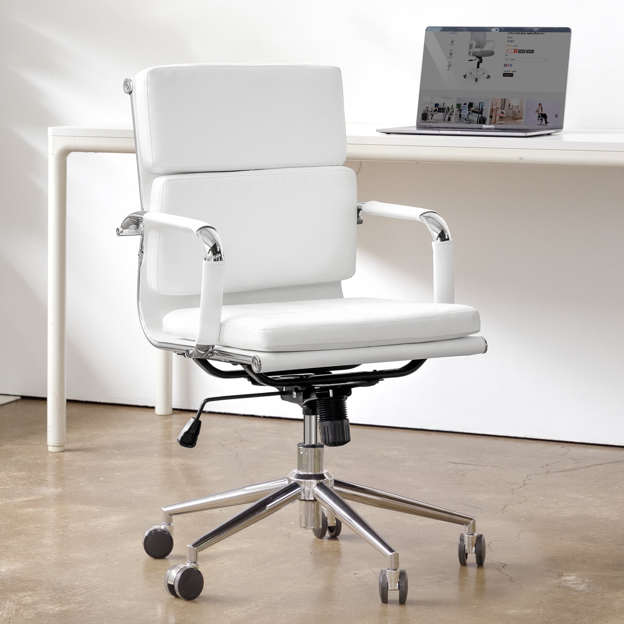 大量入荷 NEO CHAIR Mid-Back Office Chair, Ergonomic Design デスクチェア