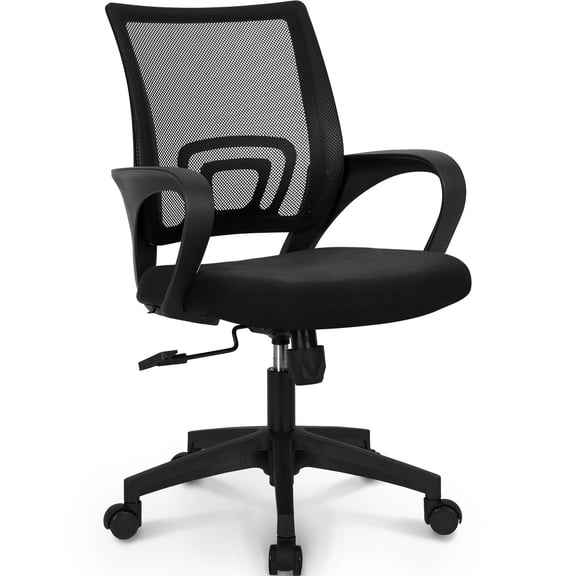 NEO CHAIR Office Computer Chair Ergonomic Mid-Back Mesh Desk Chair, Black