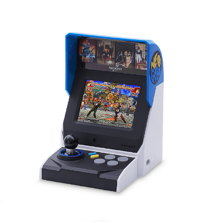  NEOGEO Mini Arcade International Version, 40 Pre-Loaded Classic  SNK Games:The King of The Fighters / Metal SLUG and More, Built-in Clearly  3.5”LCD Screen, HDMI and 2 Gamepad Ports : Video Games