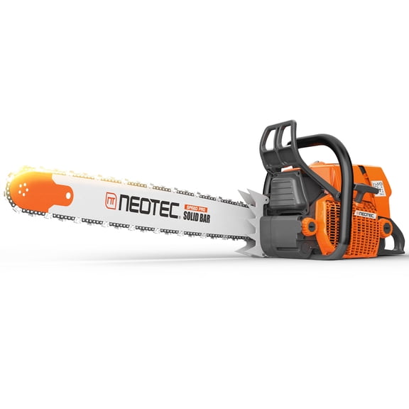 Neotec NS892 25" 92cc 2-Cycle Gas Chainsaw, Heavy-Duty for Wood Cutting and Trimming