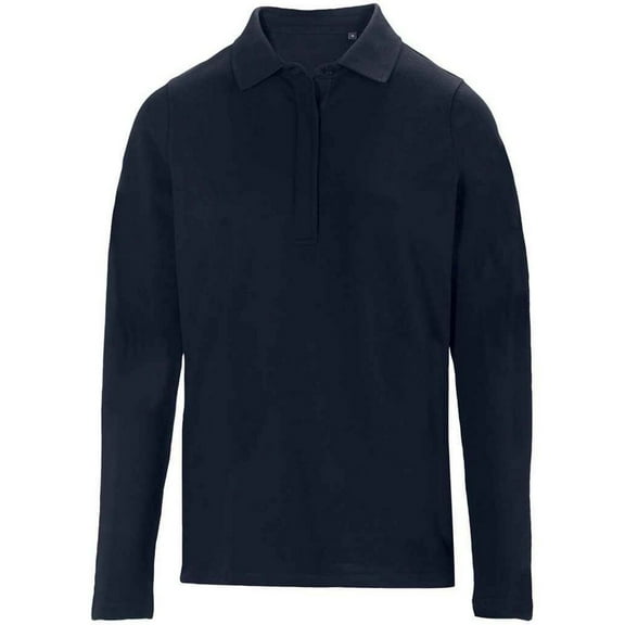 NEOBLU Womens Owen Pique Long-Sleeved Polo Shirt