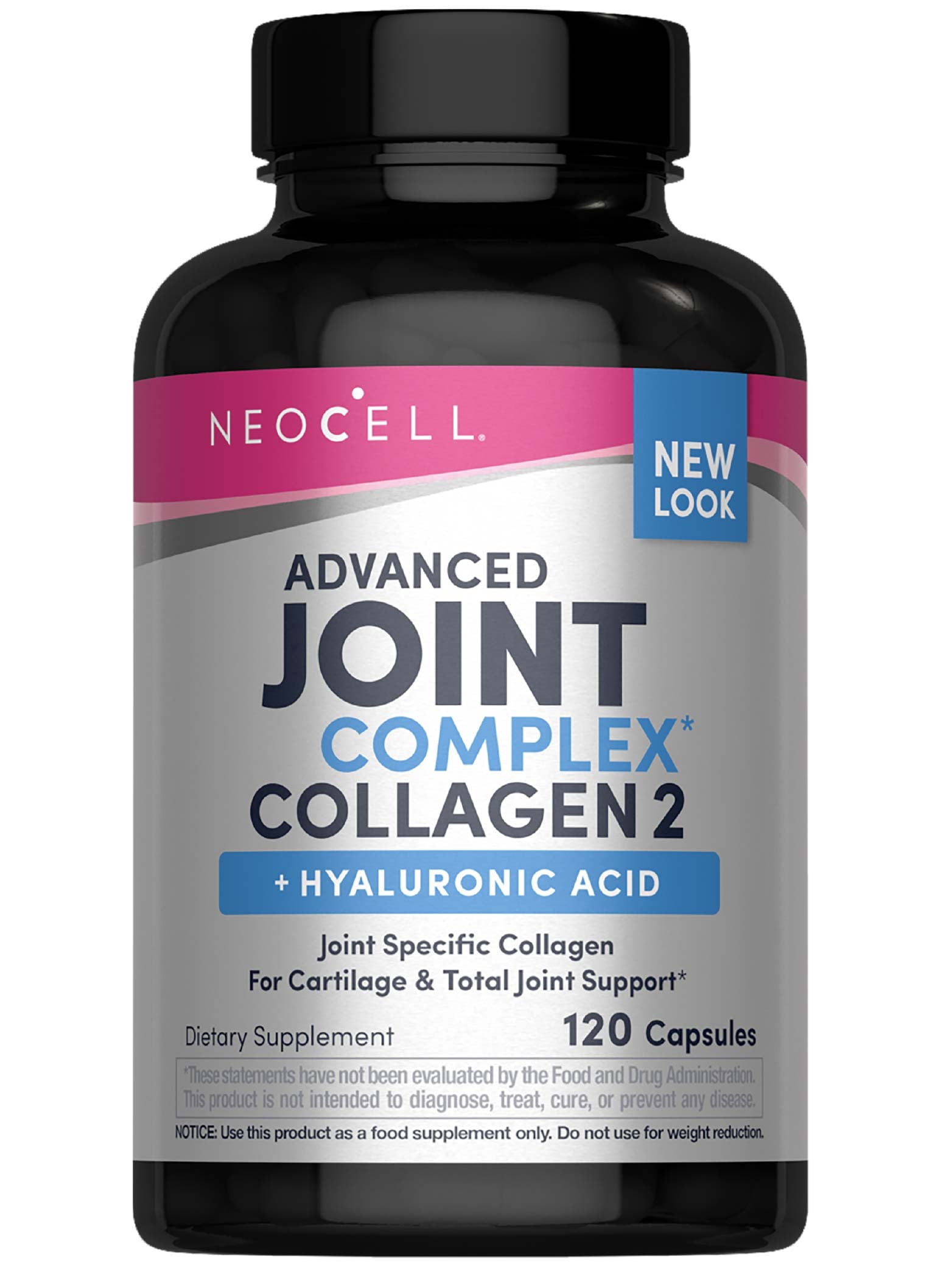Joint Complex Supplement | 120 Capsules | Plus Hyaluronic Acid | Collagen Type II | by NeoCell
