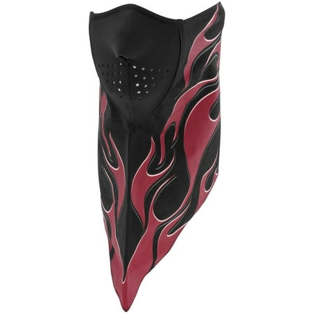 NEODANNA, 80% COTTON/20% NEOPRENE MASK, FLAMES