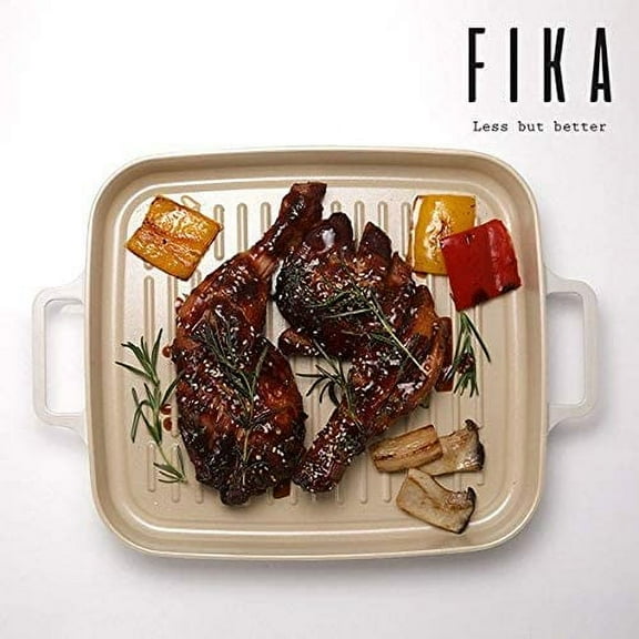 NEOFLAM FIKA 11" Grill Frying Pan for Stovetops and Induction | Made in Korea