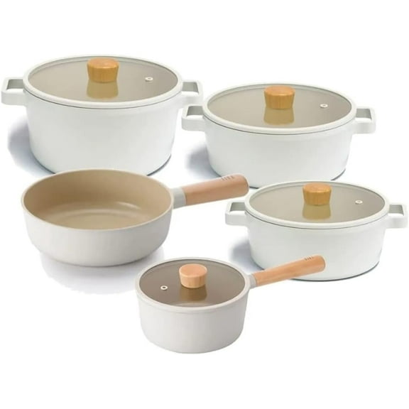 NEOFLAM FIKA Cookware Set | Nonstick Ceramic Coating | Made in Korea