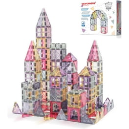 Playmags 150 Pcs Colorful Magnet shops Building Tiles Set - Clear Magnetic 3D Building